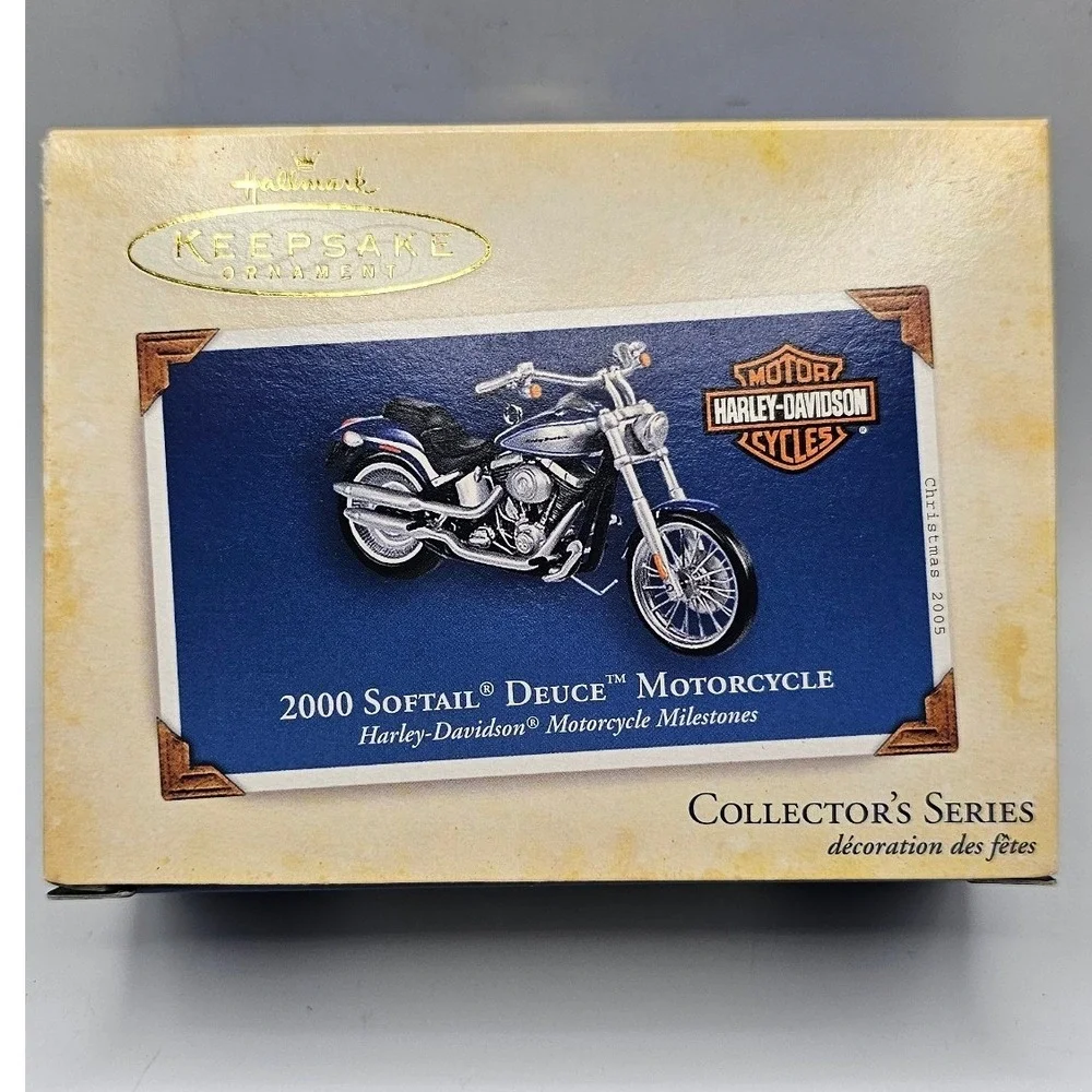 Hallmark Keepsake Harley-Davidson Motorcycle Ornaments Lot of 4 Die-Cast Metal